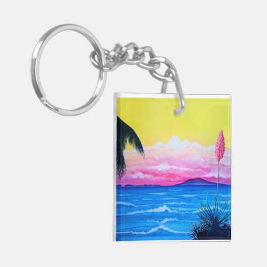 Sunset Ocean  キーホルダー (正面左)
