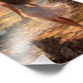 Sunset Ocean Aesthetic Photo Enlargement フォトプリント (角)