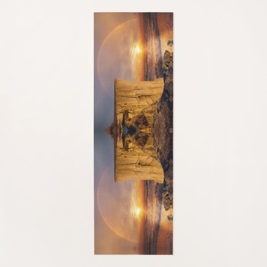 Sunset Ocean Cliff ヨガマット (正面)