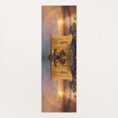 Sunset Ocean Cliff ヨガマット (裏面)