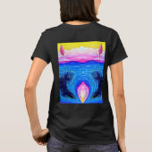 Sunset Ocean Tシャツ (裏面)