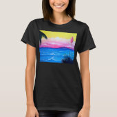 Sunset Ocean  Tシャツ (正面)