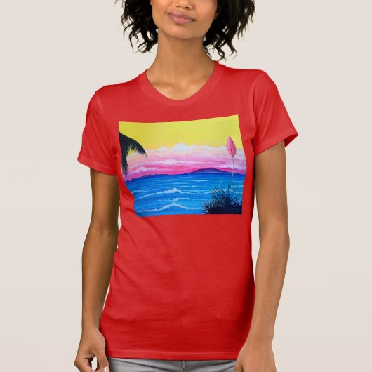 Sunset Ocean Tシャツ (正面)
