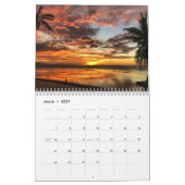 Sunset of Siquijor S-L Size カレンダー (3月 2027)