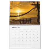 Sunset of Siquijor S-L Size カレンダー (2月 2027)