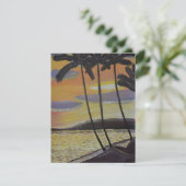 Sunset of Tropical Sceneはがき シーズンカード (スタンド正面)