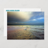 Sunset on an Anna Maria Beach ポストカード (正面/裏面)