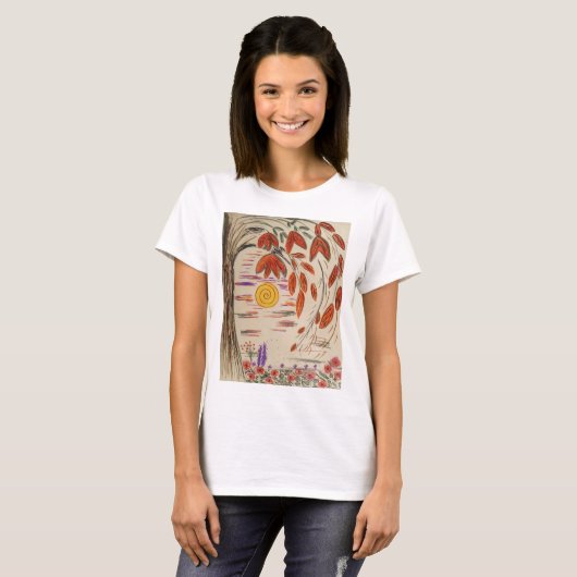 Sunset on boulevard T-Shirt Tシャツ (正面フル)