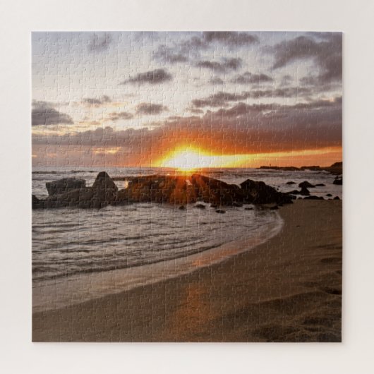 Sunset on Kauaii – ハワイ – 20x20 - 676 pc ジグソーパズル (縦)