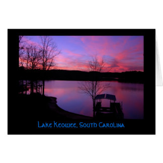 Sunset on Lake Keowee (タイトル)