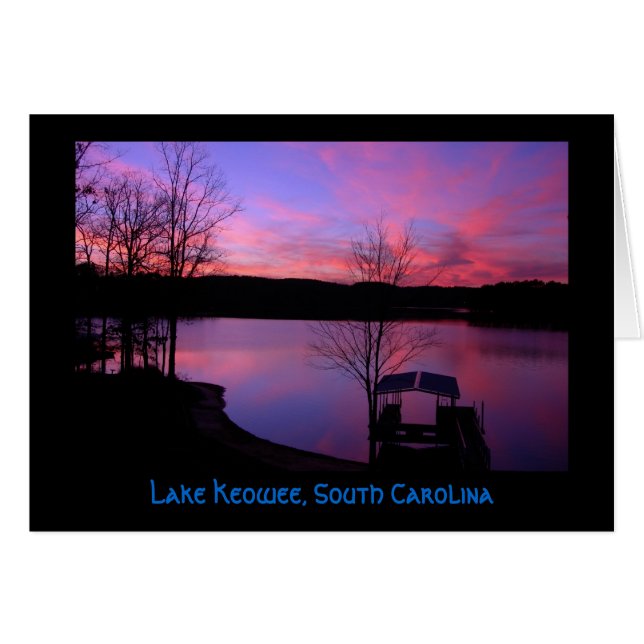 Sunset on Lake Keowee （タイトル） (正面横)