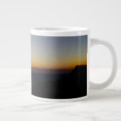 Sunset on Mt Whitney - John Muir Trail ジャンボコーヒーマグカップ (右)