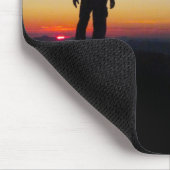 Sunset on Mt Whitney - John Muir Trail マウスパッド (コーナー)