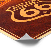 Sunset on Route 66 Litho ポスター (角)