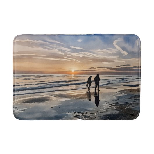 Sunset on the Beach Siesta Key Bath Mat バスマット (正面)