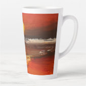 Sunset on the Pacific, by Gary Poling カフェラテマグ (右)