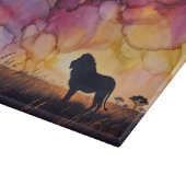 Sunset on the Savanna カッティングボード (角)