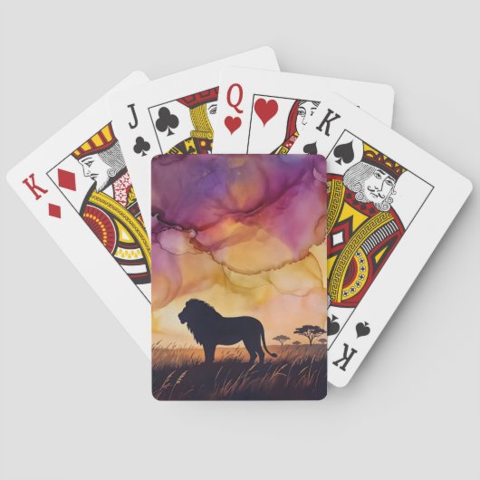 Sunset on the Savanna トランプ (裏面)