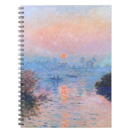 Sunset on the Seine Claude Monet    ノートブック