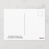 Sunset on the Wasatch Range – ユタ葉書 ポストカード (裏面)