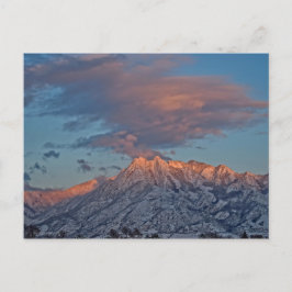 Sunset on the Wasatch Range – ユタ葉書 ポストカード