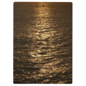 Sunset on the Water抽象芸術海撮影 クリップボード (裏面)