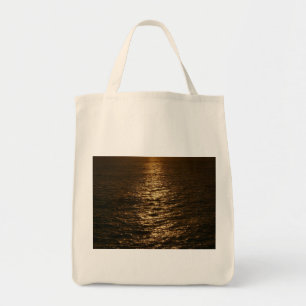 Sunset on the Water抽象芸術海撮影 トートバッグ
