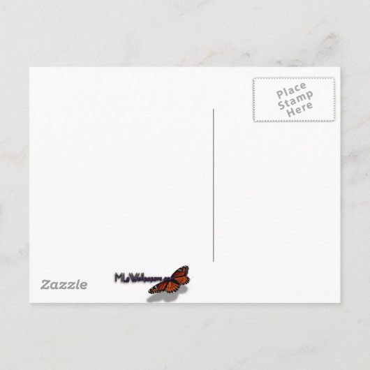 Sunset on the Water抽象芸術海撮影 ポストカード (裏面)