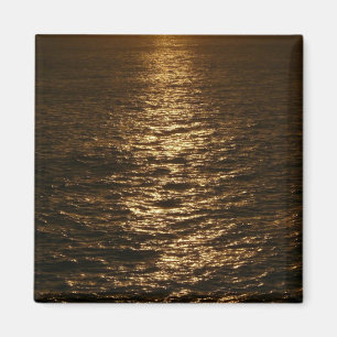 Sunset on the Water抽象芸術海撮影 マグネット