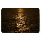 Sunset on the Water抽象芸術海撮影 マグネット (横)