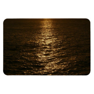 Sunset on the Water抽象芸術海撮影 マグネット