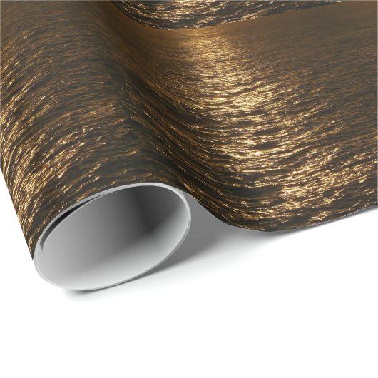 Sunset on the Water抽象芸術海撮影 ラッピングペーパー (ロールコーナー)