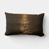 Sunset on the Water抽象芸術海撮影 ランバークッション (裏面)