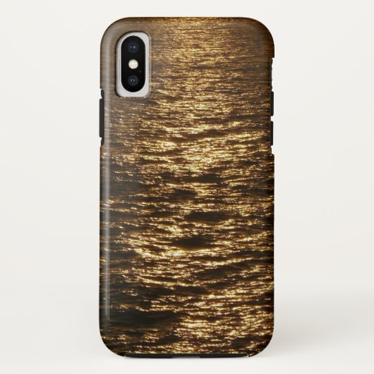 Sunset on the Water抽象芸術海撮影 Case-Mate iPhoneケース (裏面)