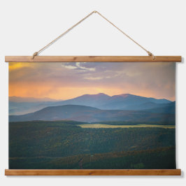 Sunset over Angel Fire, New Mexico 吊り下げ型タペストリー