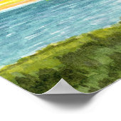 Sunset Over Annestownビーチ(アイルランド) ポスター (角)