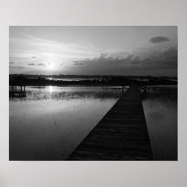 Sunset over Banks Channel ポスター