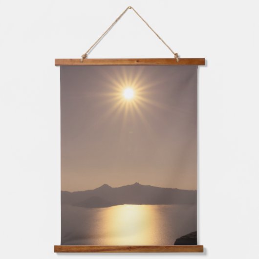 Sunset over Crater Lake 吊り下げ型タペストリー (正面)