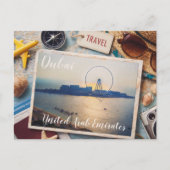 Sunset Over Dubai – City of Wonders ポストカード (正面)