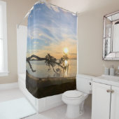 Sunset Over East Bay シャワーカーテン (インサイチュ)