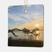 Sunset Over East Bay セラミックオーナメント (左)