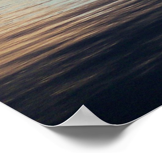 Sunset over Lake Dora Florida poster photograph ポスター (角)