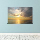 Sunset Over Lake Superior — The Breakers キャンバスプリント (インサイチュ (ウッドフロア))