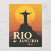 Sunset Over Rio de Janeiro ポストカード (正面)