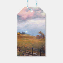 Sunset Over the Cotswold Hills (by Alfred Parsons)