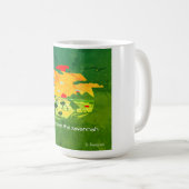 Sunset over the savannah コーヒーマグカップ (正面右)