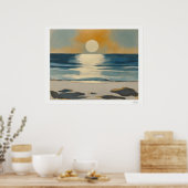 Sunset Over the Sea Poster ポスター (キッチン)