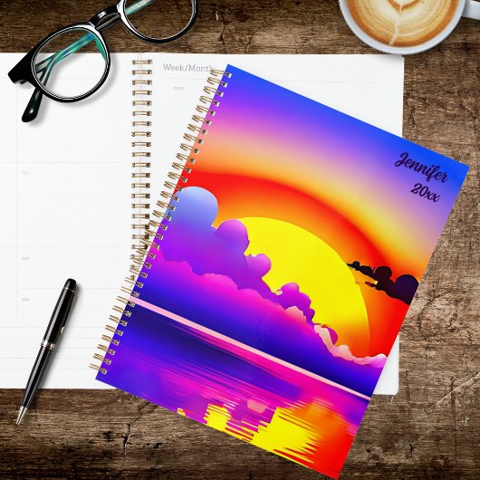 Sunset Over Water プランナー手帳