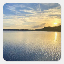 Sunset Over Wildcat Lake スクエアシール