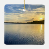 Sunset Over Wildcat Lake セラミックオーナメント (裏面)